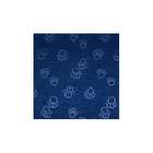 Paus Gusseted WarmSense Bed   Size Medium, Fabric Chenille Blue Paws