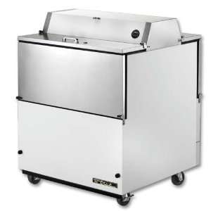   34 White Vinyl Dual Sided Milk Cooler  8 Crate Capacity Appliances