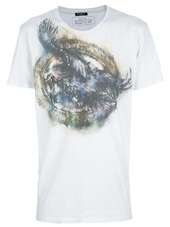 BALMAIN   eagle print t shirt