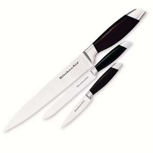 KitchenAid (Set of 3) 8 Inch Pom Handle Slicer Knife, 5.5 