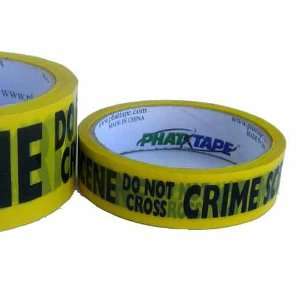  Phat Tape Crime Scene Black and Yellow One Inch Wide Athletic Tape 