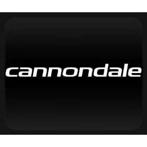  Cannondale White Sticker Decal Automotive