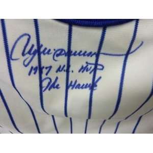   hawk & Mvp Insc~psa Coa   Autographed MLB Jerseys