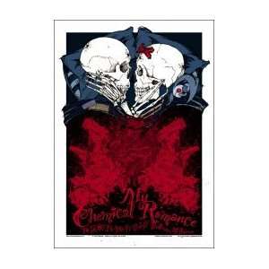 MY CHEMICAL ROMANCE   Limited Edition Concert Poster   by Rhys Cooper 