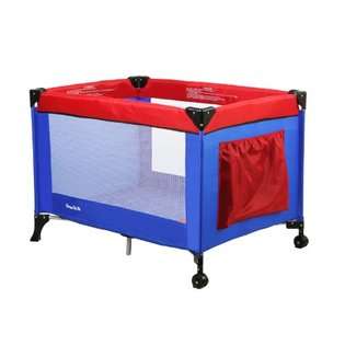 Dream On Me Full Size Play Yard, Red/Blue 