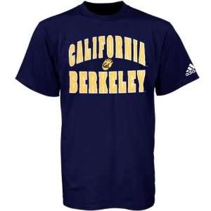    adidas Cal Golden Bears Navy Blue Rally T shirt