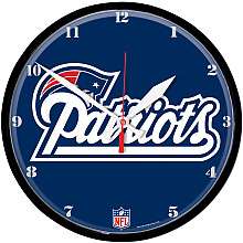 Wincraft New England Patriots Round Clock   