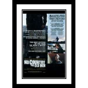No Country For Old Men 32x45 Framed and Double Matted Movie Poster   E 