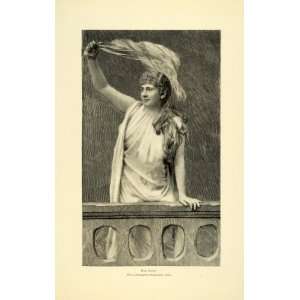  1895 Print German Opera Soprano Singer Rosa Sucher 