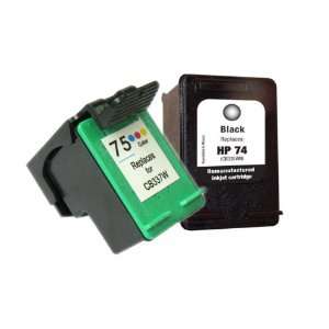   pack Refurbished ink Cartridges for HP 74 and HP 75 Electronics