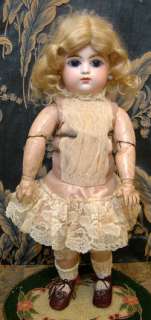 Enchanting 16 Francois Gaultier closed mouth BEBE ANTIQUE FRENCH DOLL 