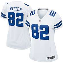 Womens Nike Dallas Cowboys Jason Witten Game White Jersey
