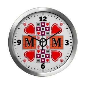  Modern Wall Clock Mothers Day I Love Mom 