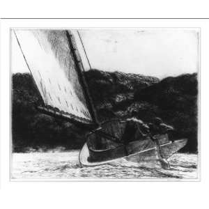    Historic Print (M) [The cat boat] / Edward Hopper.