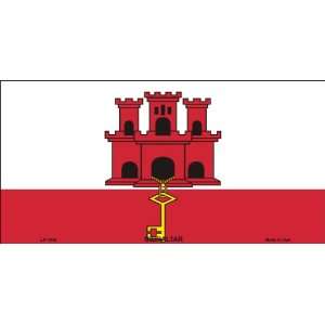  Gibraltar Flag License Plate 