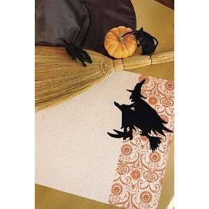 Heritage Lace Halloween Witch Damask Placemat or Doily 13 x 19 