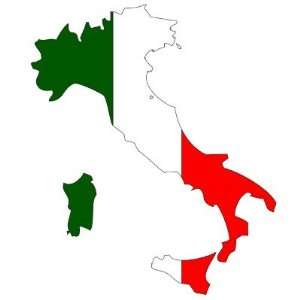  Italy flag map Sticker Arts, Crafts & Sewing