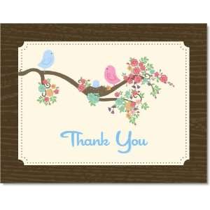  In the Nest Blue Thank You Cards 