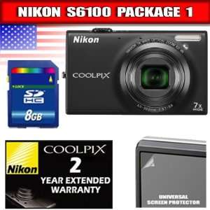   Optical Zoom Lens and 3 Inch Touch Panel LCD (Black) Package 1 Camera