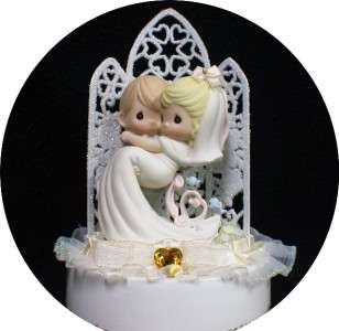 Little Blue bird PRECIOUS MOMENTS figurine Wedding Cake Topper  