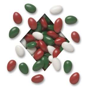 Koppers French Almonds, (Christmas) Red, Green & White, 5 Pound Bag