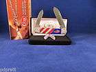 case 2011 painted pony old glory canoe knife mop coral