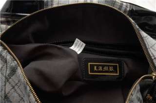 RARE Sample Bag NEW AUTH L.A.M.B. Gwen Stefani Plaid Hobo Shoulder 