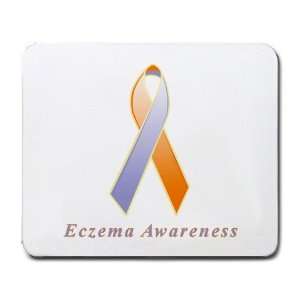  Eczema Awareness Ribbon Mouse Pad