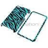 Blue Black+White Black Zebra Hard Skin Case For iPod Touch 4 4G 4th 