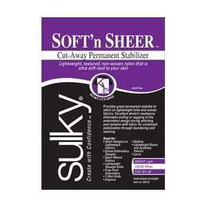  Sulky Soft & Sheer Cut Away Permanent Stabilizer 20X36 