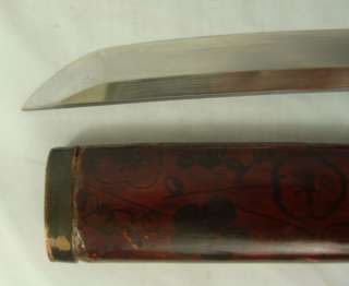 Antique Japanese Wakilzashi Sword , Hand Forged Blade  