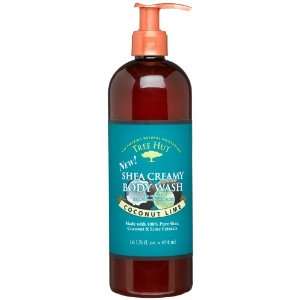 Tree Hut Shea Creamy Body Wash, Coconut Lime, 16 Ounce Bottles (Pack 