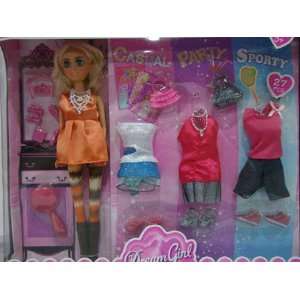  Dream Girl in Orange Dress 27pcs Toys & Games