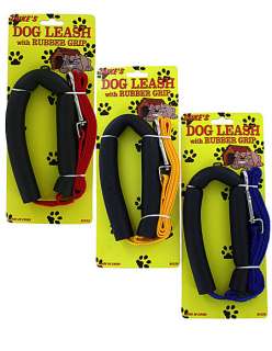 X2 DOG LEASHES WITH RUBBER GRIP BRAND NEW PET LEASH  