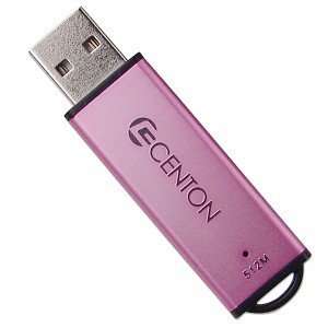   DataStick Pro 512MB USB 2.0 Alum. Flash Drive (Pink) Electronics