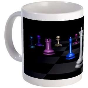  Chess Warriors Abstract Mug by 