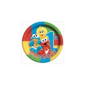  Sesame Street 1st Birthday Dinner Plates Toys & Games