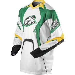  ANSWER RACING ALPHA AIR JERSEY WHITE/GREEN XS