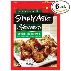 Simply Asia Chicken Steamer, General Tso, 1.25 Ounce (Pack of 6 