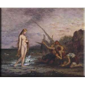  The Birth of Venus 16x13 Streched Canvas Art by Moreau 