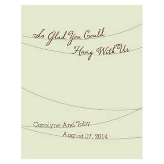 Customized / Personalized Wedding Favor Gift Cards with Seed Paper 
