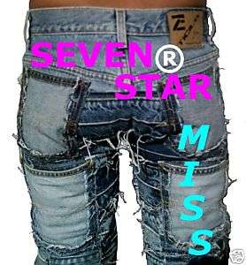 Phat Beach Club Hüft Jeans SEVEN STAR MISS g 33/32 D42  