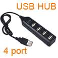High Speed USB 2.0 7 Port HUB Powered +AC Adapter Kable  