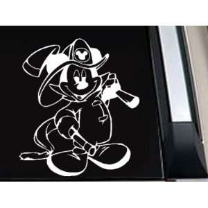 Mickey Mouse Firefighter Decal Sticker  SM0006  6L