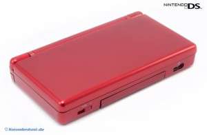Nintendo DS   Konsole Lite #Crimson Red (inkl. Netzteil) (gebraucht 