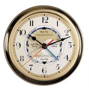 Brass Tide Clock Vintage Clock Beach Decoration NEW  