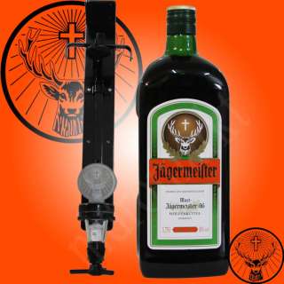 Jägermeister 1,75l Kräuterlikör + Halter & Portionierer  