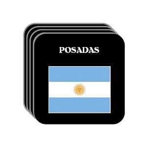 Argentina   POSADAS Set of 4 Mini Mousepad Coasters