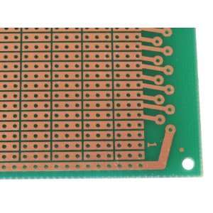  Solderable Perf Board, 3 Hole Pad