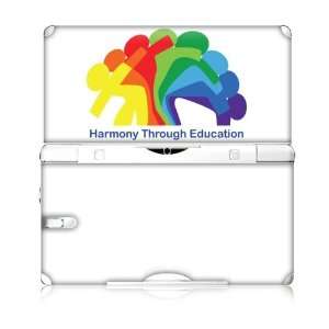   Nintendo DS Lite  Harmony Through Education  Logo Skin Electronics